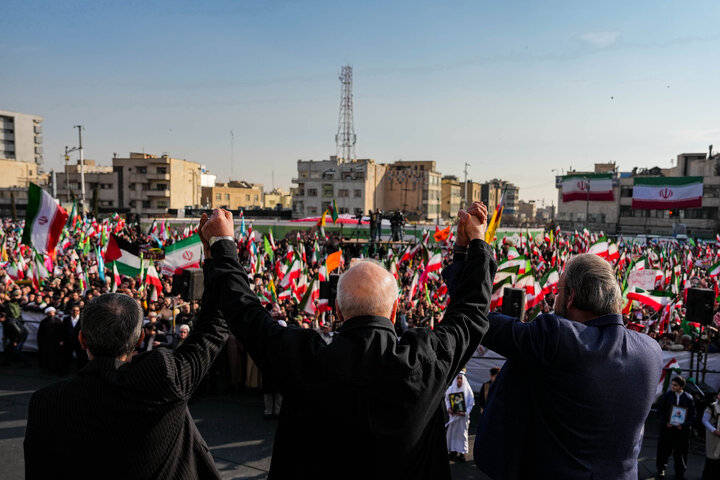 سخنرانی دکتر قالیباف در تجمع مردمی ضداغتشاشات تروریستی در تهران