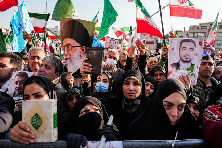 سخنرانی دکتر قالیباف در تجمع مردمی ضداغتشاشات تروریستی در تهران