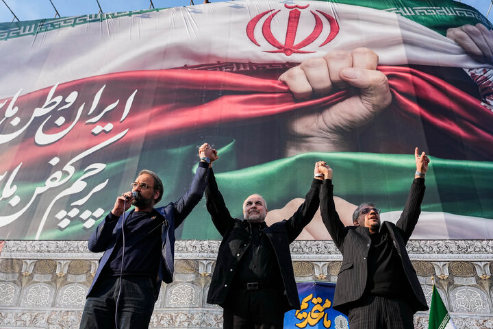 سخنرانی دکتر قالیباف در تجمع مردمی ضداغتشاشات تروریستی در تهران