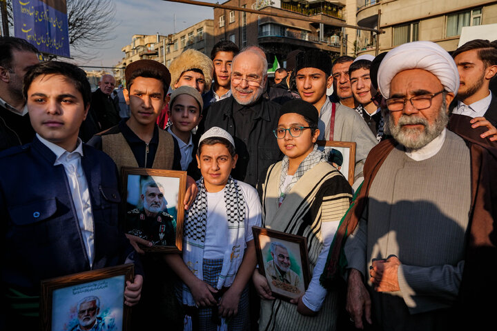 سخنرانی دکتر قالیباف در تجمع مردمی ضداغتشاشات تروریستی در تهران