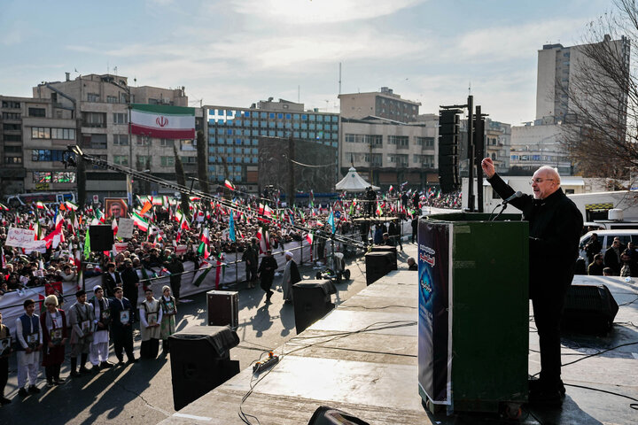 سخنرانی دکتر قالیباف در تجمع مردمی ضداغتشاشات تروریستی در تهران