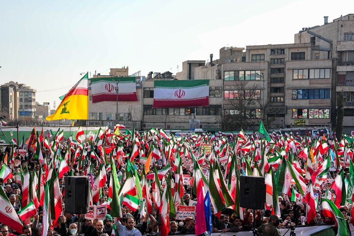 سخنرانی دکتر قالیباف در تجمع مردمی ضداغتشاشات تروریستی در تهران