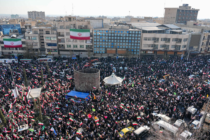 سخنرانی دکتر قالیباف در تجمع مردمی ضداغتشاشات تروریستی در تهران
