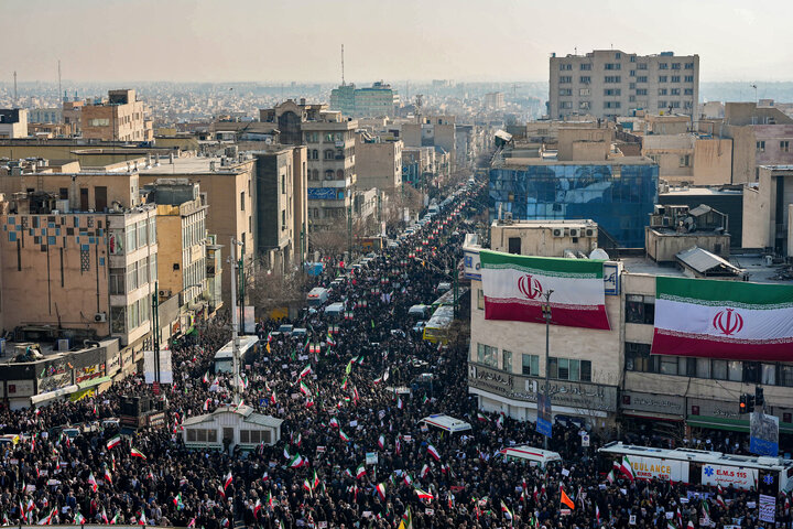 سخنرانی دکتر قالیباف در تجمع مردمی ضداغتشاشات تروریستی در تهران