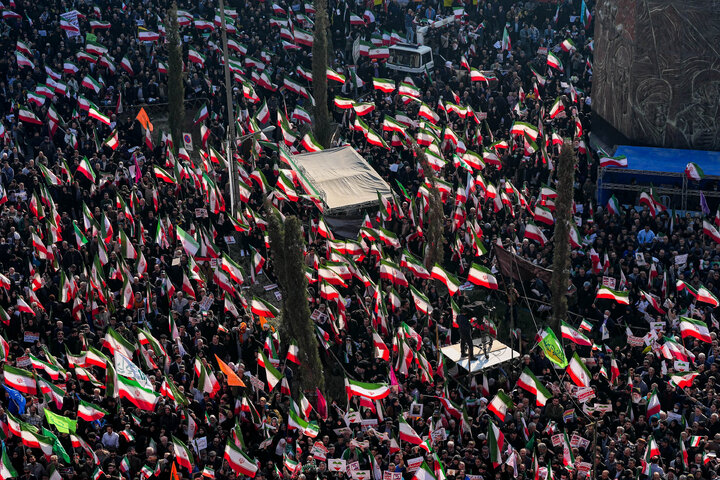 سخنرانی دکتر قالیباف در تجمع مردمی ضداغتشاشات تروریستی در تهران