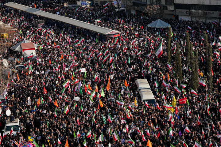 سخنرانی دکتر قالیباف در تجمع مردمی ضداغتشاشات تروریستی در تهران