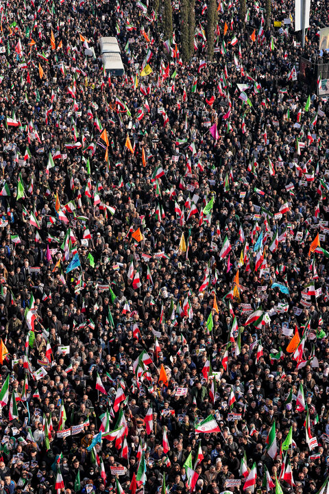 سخنرانی دکتر قالیباف در تجمع مردمی ضداغتشاشات تروریستی در تهران