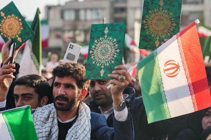 سخنرانی دکتر قالیباف در تجمع مردمی ضداغتشاشات تروریستی در تهران