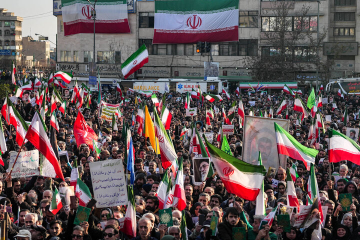 سخنرانی دکتر قالیباف در تجمع مردمی ضداغتشاشات تروریستی در تهران