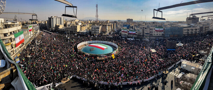 سخنرانی دکتر قالیباف در تجمع مردمی ضداغتشاشات تروریستی در تهران