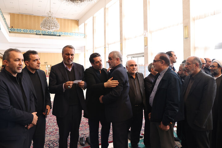 مراسم ختم پدر فرامرز شهسواری