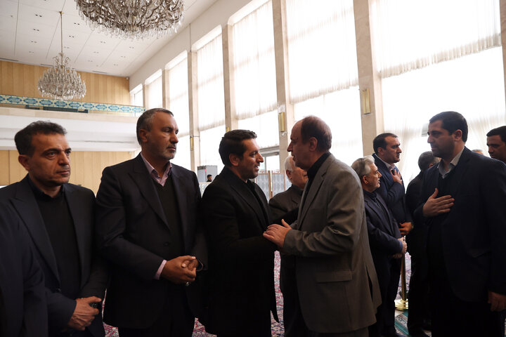 مراسم ختم پدر فرامرز شهسواری