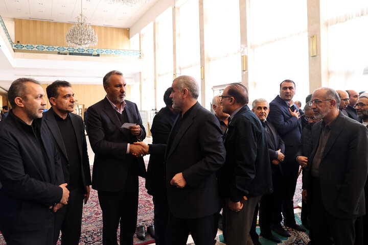 مراسم ختم پدر فرامرز شهسواری