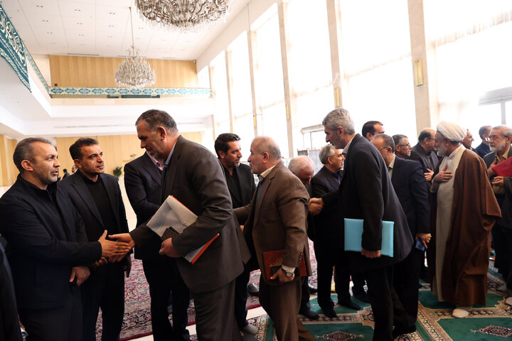 مراسم ختم پدر فرامرز شهسواری