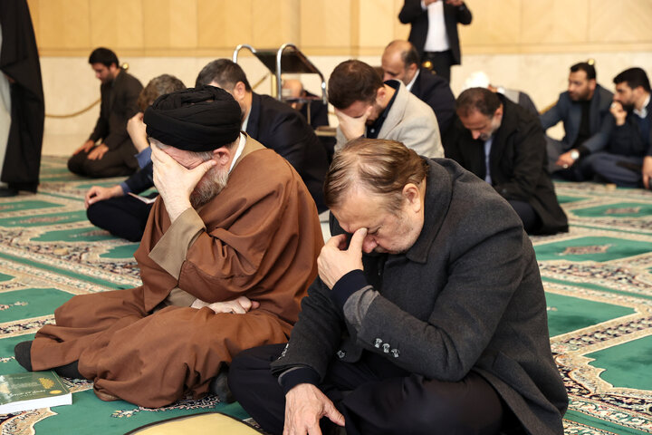 مراسم ختم پدر فرامرز شهسواری