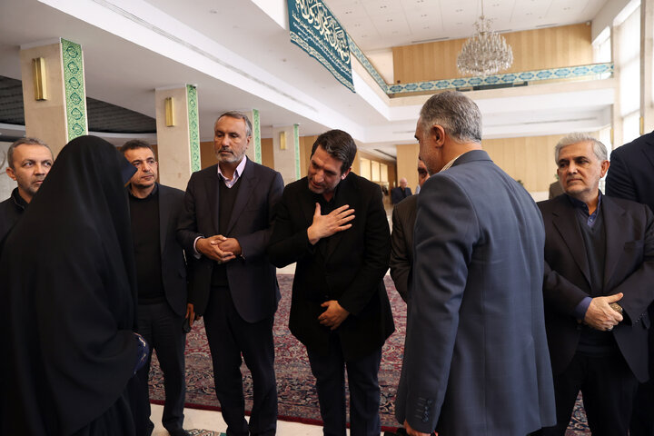 مراسم ختم پدر فرامرز شهسواری