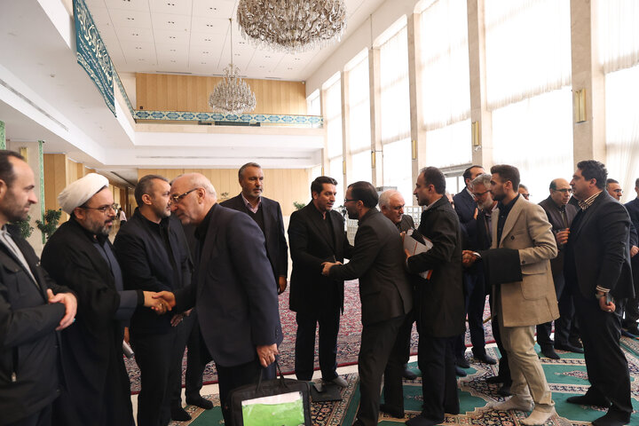 مراسم ختم پدر فرامرز شهسواری