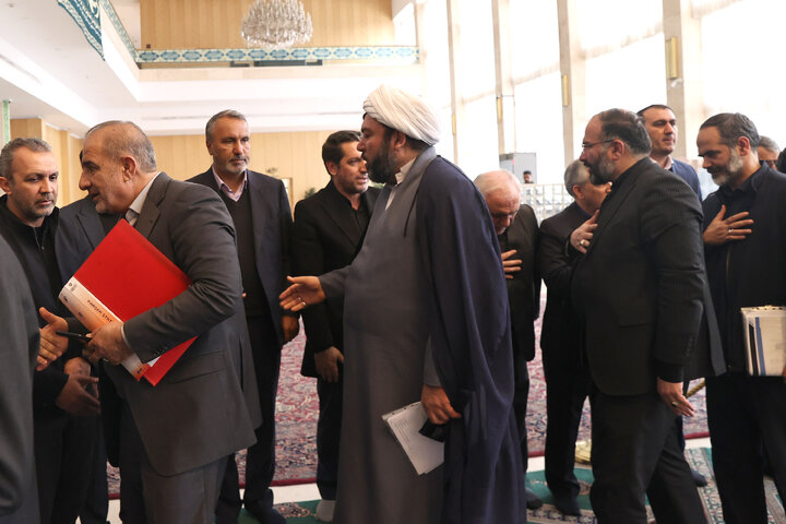 مراسم ختم پدر فرامرز شهسواری