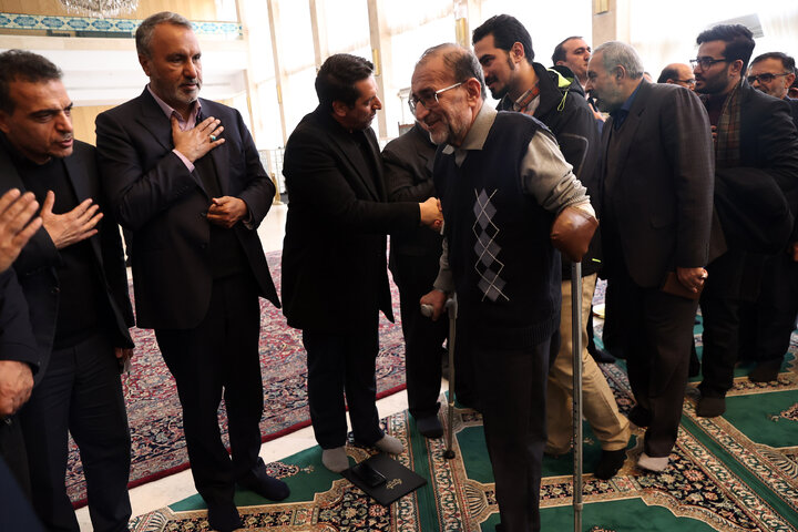 مراسم ختم پدر فرامرز شهسواری