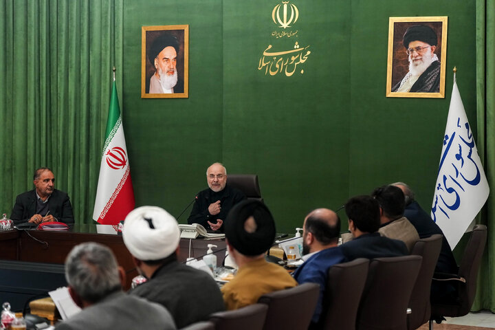 دیدار اعضای کمیسیون کشاورزی مجلس با دکتر قالیباف