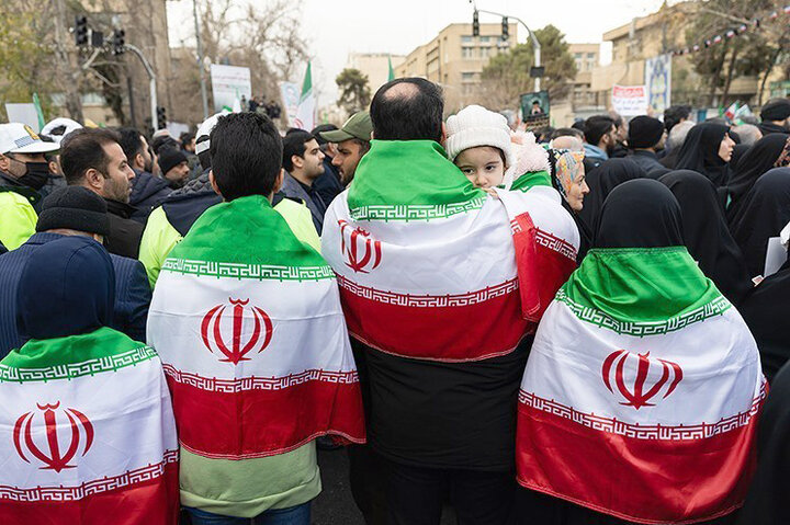 مراسم تشییع پیکرهای مطهر شهدای اغتشاشات تروریستی آمریکایی صهیونیستی