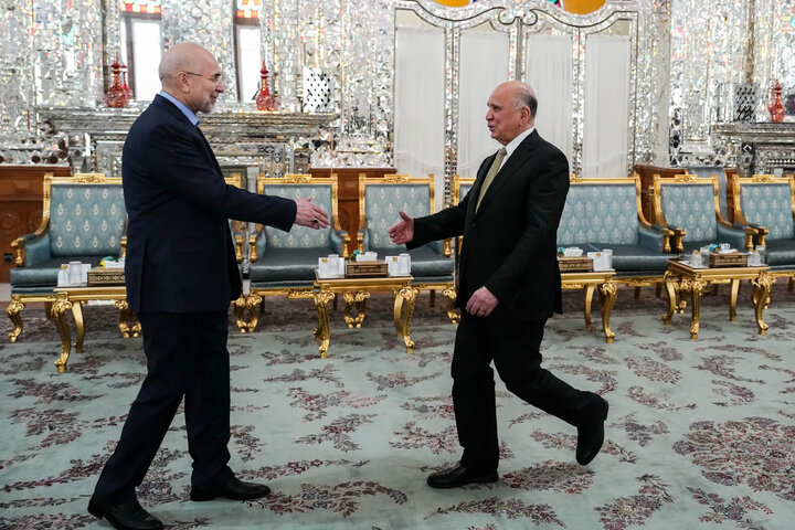 دیدار وزیر امور خارجه عراق با دکتر قالیباف