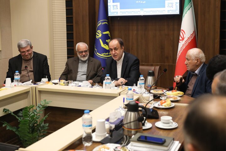 حضور حمید رضا حاجی بابایی در اولین نشست کمیته همیاری نهادهای حمایتی ستاد مرکزی دهه فجر انقلاب اسلامی