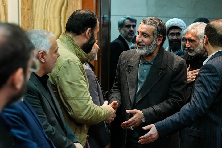 حضور رئیس و نمایندگان مجلس در مراسم ختم شهید فرج‌الله شوشتری