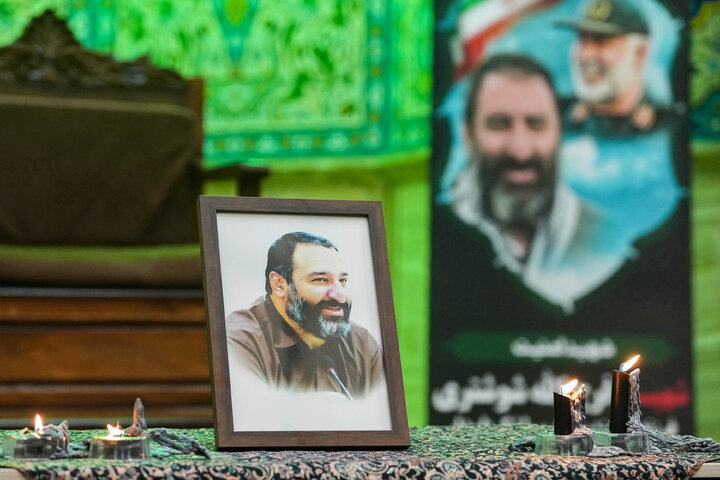 حضور رئیس و نمایندگان مجلس در مراسم ختم شهید فرج‌الله شوشتری