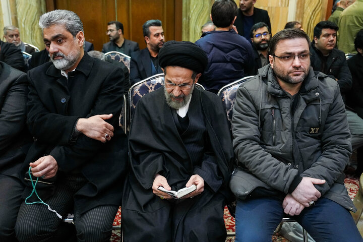 حضور رئیس و نمایندگان مجلس در مراسم ختم شهید فرج‌الله شوشتری