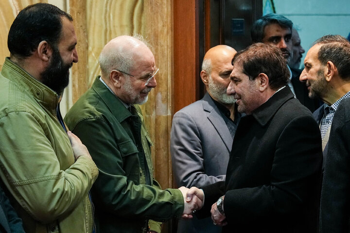 حضور رئیس و نمایندگان مجلس در مراسم ختم شهید فرج‌الله شوشتری