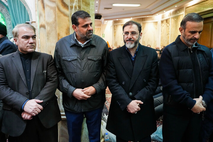 حضور رئیس و نمایندگان مجلس در مراسم ختم شهید فرج‌الله شوشتری