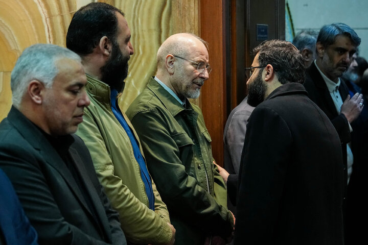 حضور رئیس و نمایندگان مجلس در مراسم ختم شهید فرج‌الله شوشتری