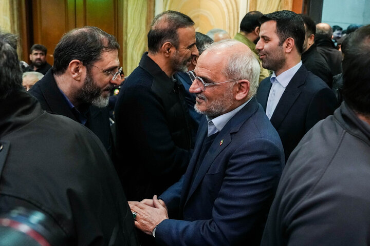 حضور رئیس و نمایندگان مجلس در مراسم ختم شهید فرج‌الله شوشتری