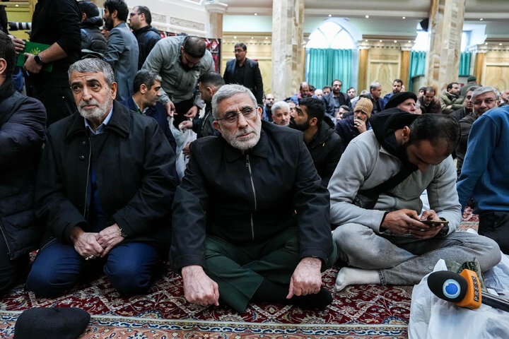 حضور رئیس و نمایندگان مجلس در مراسم ختم شهید فرج‌الله شوشتری