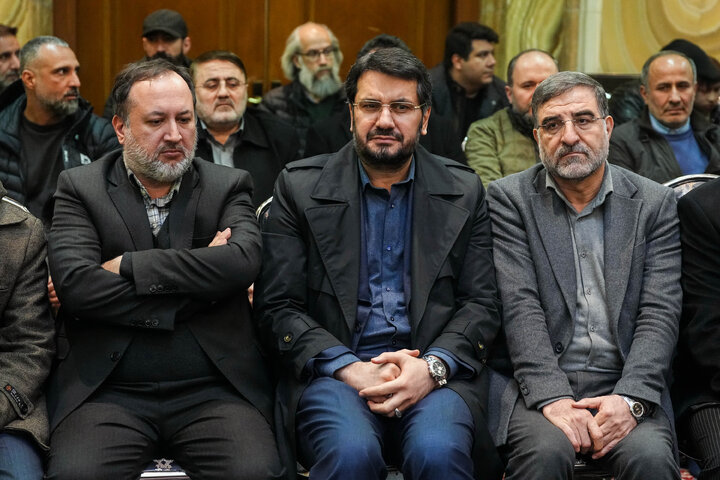 حضور رئیس و نمایندگان مجلس در مراسم ختم شهید فرج‌الله شوشتری