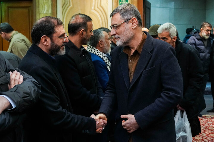 حضور رئیس و نمایندگان مجلس در مراسم ختم شهید فرج‌الله شوشتری