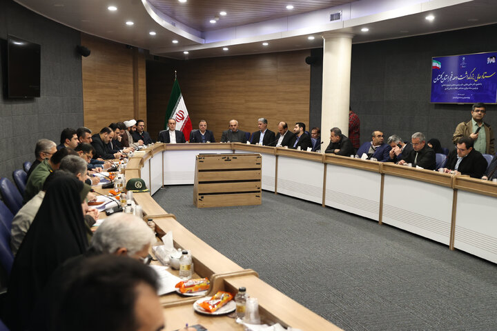 حضور حاجی بابایی در نشست ستاد عالی بزرگداشت دهه فجر  استان گلستان