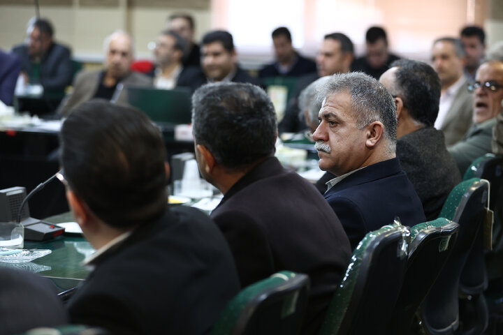 حضور حاجی بابایی نایب رئیس مجلس در شورای عالی آموزش و پرورش شهرستان علی آباد کتول