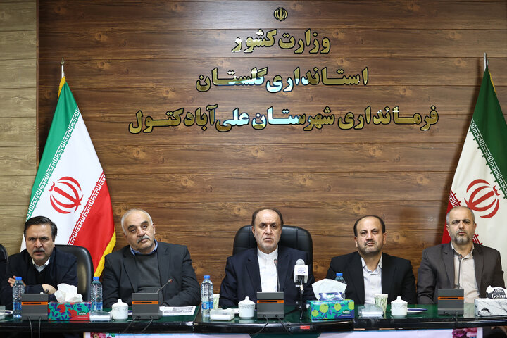 حضور حاجی بابایی نایب رئیس مجلس در شورای عالی آموزش و پرورش شهرستان علی آباد کتول