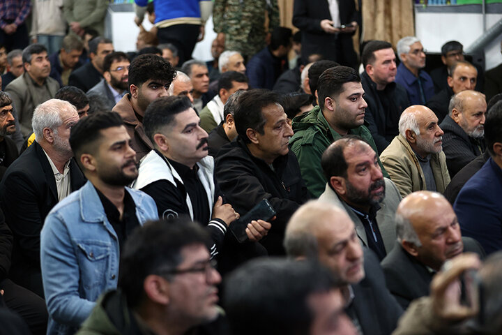 حضور دکتر حاجی‌بابایی در یادواره شهدای روستای رحمت‌آباد کتول