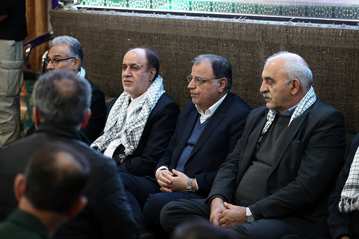 حضور دکتر حاجی‌بابایی در یادواره شهدای روستای رحمت‌آباد کتول