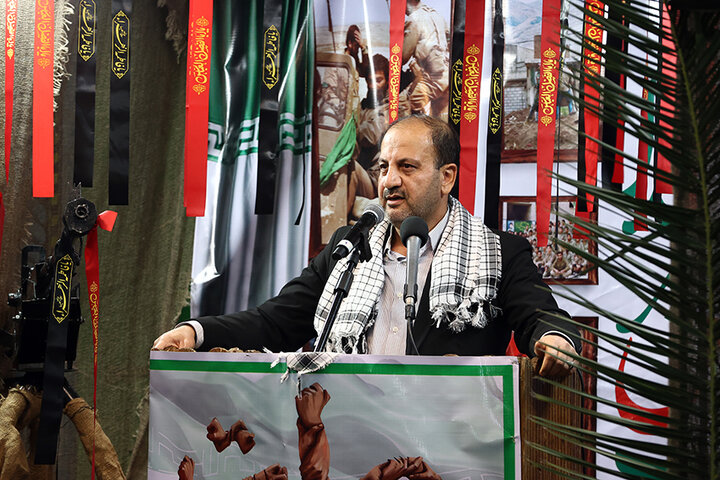 حضور دکتر حاجی‌بابایی در یادواره شهدای روستای رحمت‌آباد کتول