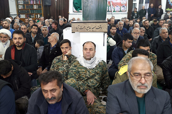 حضور دکتر حاجی‌بابایی در یادواره شهدای روستای رحمت‌آباد کتول