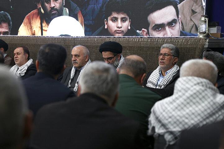 حضور دکتر حاجی‌بابایی در یادواره شهدای روستای رحمت‌آباد کتول