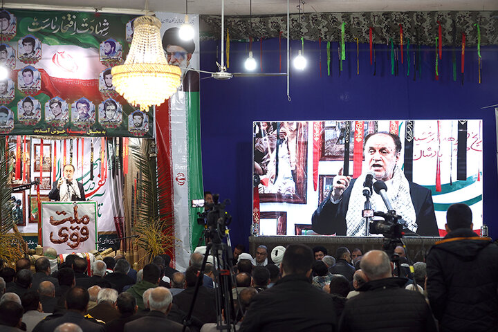 حضور دکتر حاجی‌بابایی در یادواره شهدای روستای رحمت‌آباد کتول