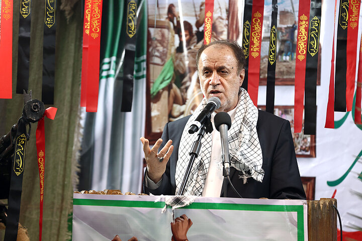 حضور دکتر حاجی‌بابایی در یادواره شهدای روستای رحمت‌آباد کتول