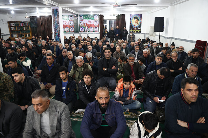 حضور دکتر حاجی‌بابایی در یادواره شهدای روستای رحمت‌آباد کتول