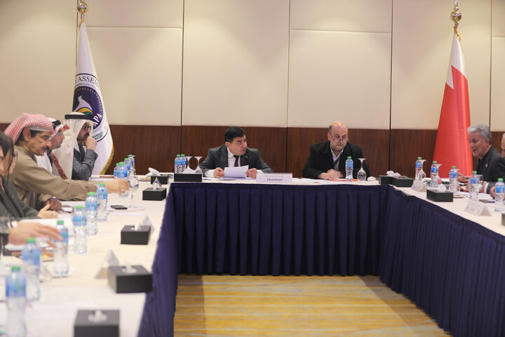 نشست اعضای هیأت رئیسه مجمع مجالس آسیایی در منامه