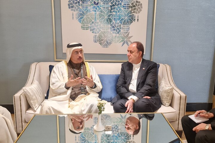 دیدار حمیدرضا حاجی بابایی نایب‌رئیس مجلس و احمد الهتمی رئیس گروه پارلمانی قطر